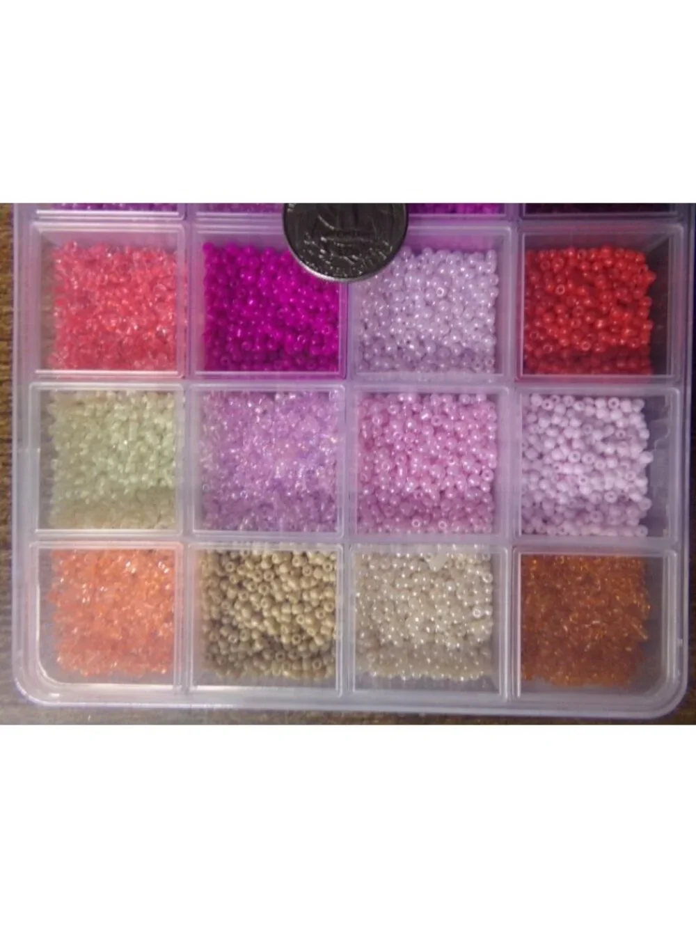 Mixed Color Seed Beads Set in Container Set #3
